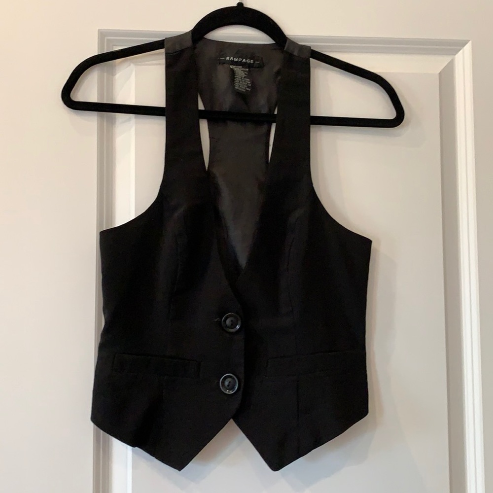 Rampage black vest sz S